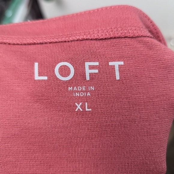 Loft Cold Shoulder Long Sleeve Top Sz XL - Picture 4 of 11